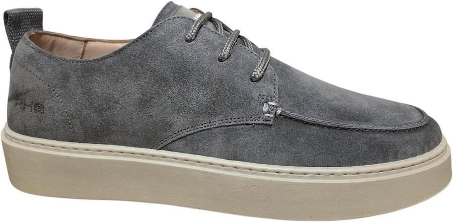 Rehab Ozzy 2060 Grey Blue Sneakers Grijs Blauw Suede Heren Grijs Blauw