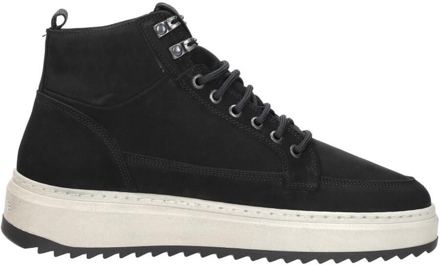 Rehab Rafa Nub Veterschoenen Hoog Zwart