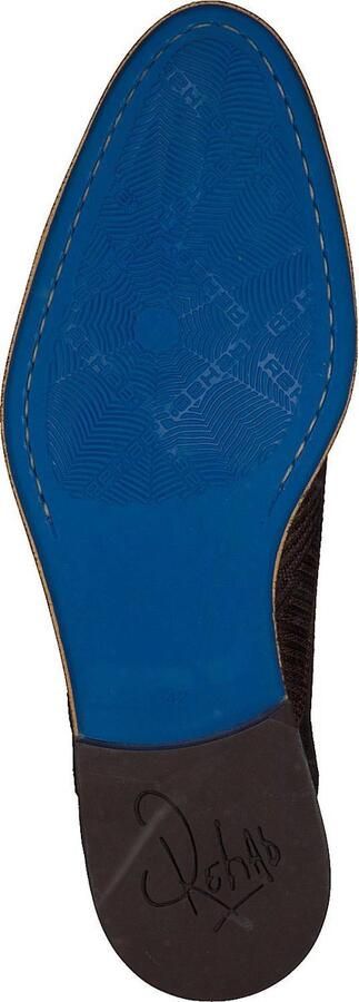 Rehab Footwear Salvador Zig Zag | Halfhoge bruine nette schoenen - Foto 14
