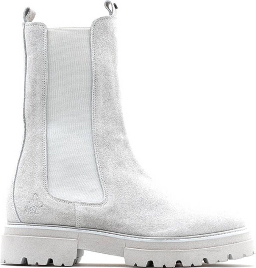 Rehab Footwear Kara Vintage | Witte hoge chelsea boots