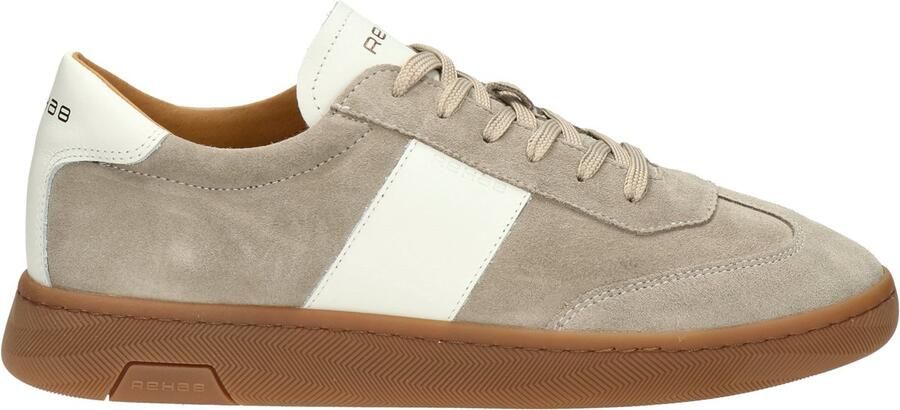Rehab Zack Sue Lthr 5300 KHKI Sneakers Beige Suede Heren - Foto 4