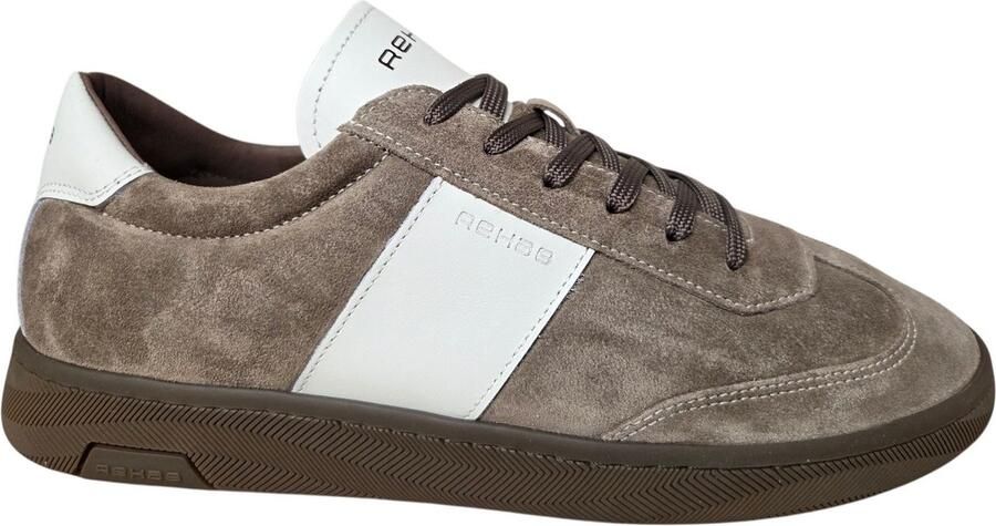Rehab Zack Suede 4702 Taupe Sneakers Taupe Suede Heren Taupe