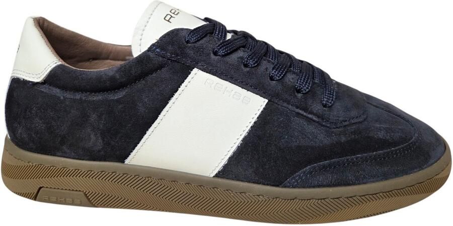 Rehab Zack Suede 8100 Dark Blue Sneakers Donker Blauw Suede Heren Blauw