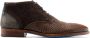 Rehab Footwear Salvador Zig Zag | Halfhoge bruine nette schoenen - Thumbnail 2