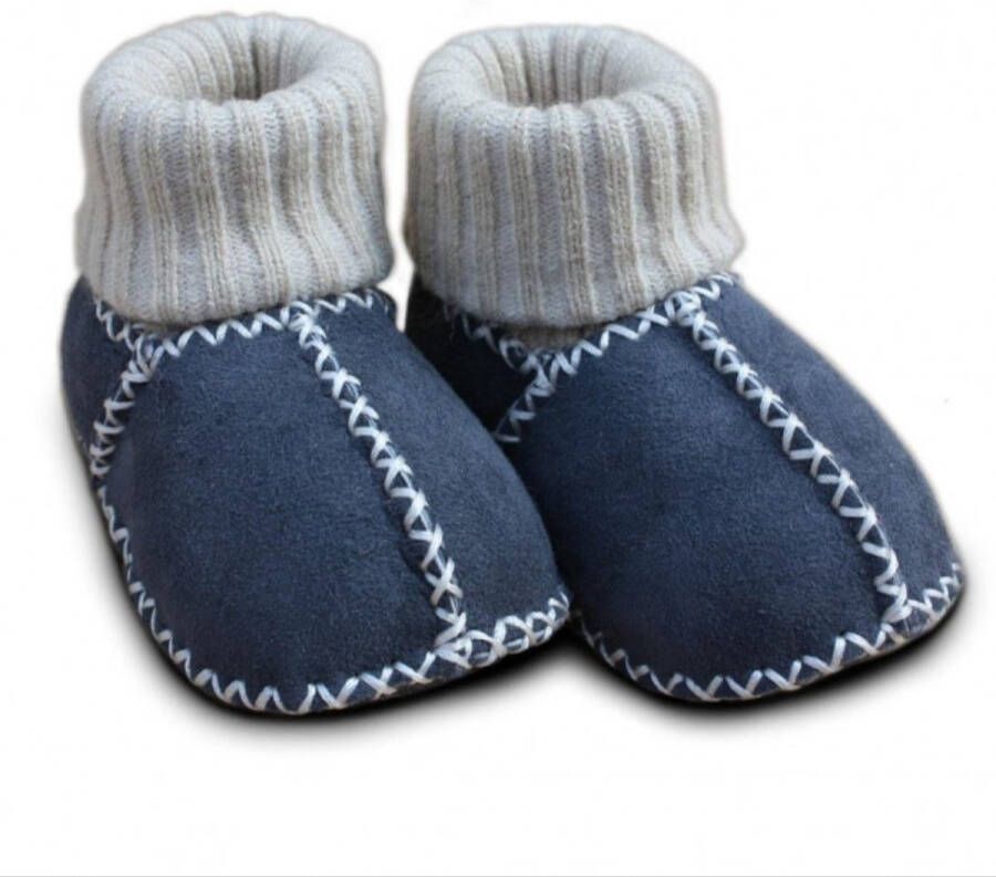 Reina Boots & More Lamsvacht Babyslofjes gevoerd met lamswol