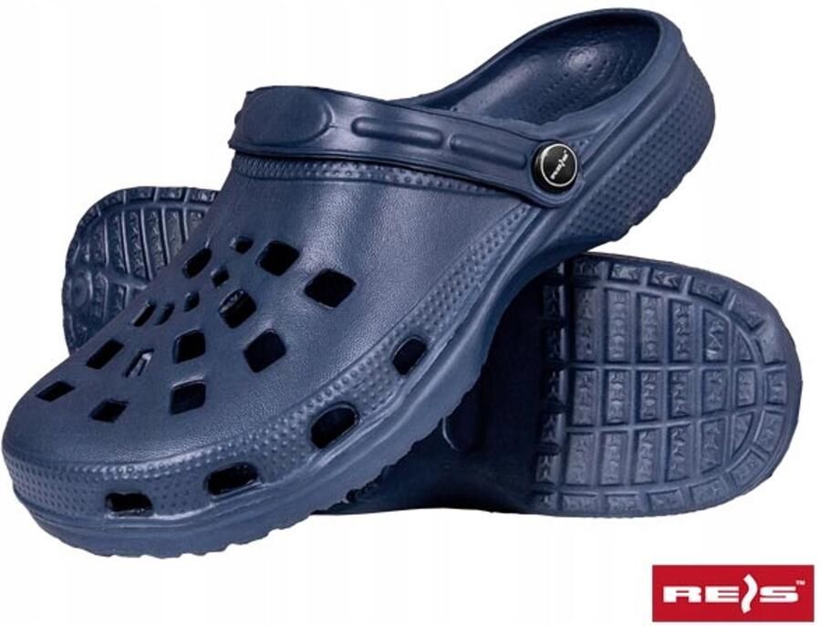 REIS DOTS EVA Klompen Heren Blauw