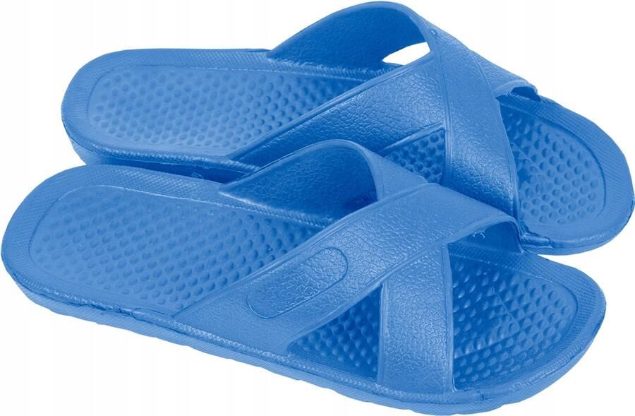 REIS Lichte Heren Slippers Sport Blauw Zwembad Strand Tuin
