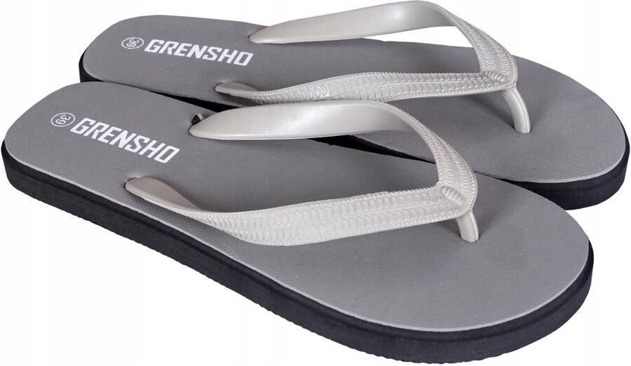 REIS Unisex Slippers Grijs Perfect voor Zwembad en Strand