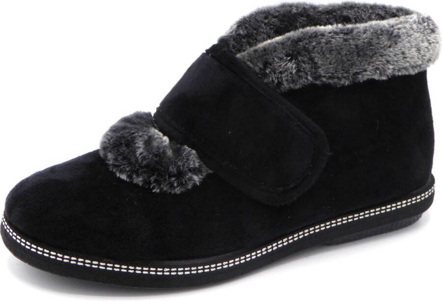 Relax Dames Pantoffel SE20 03 1 Zwart