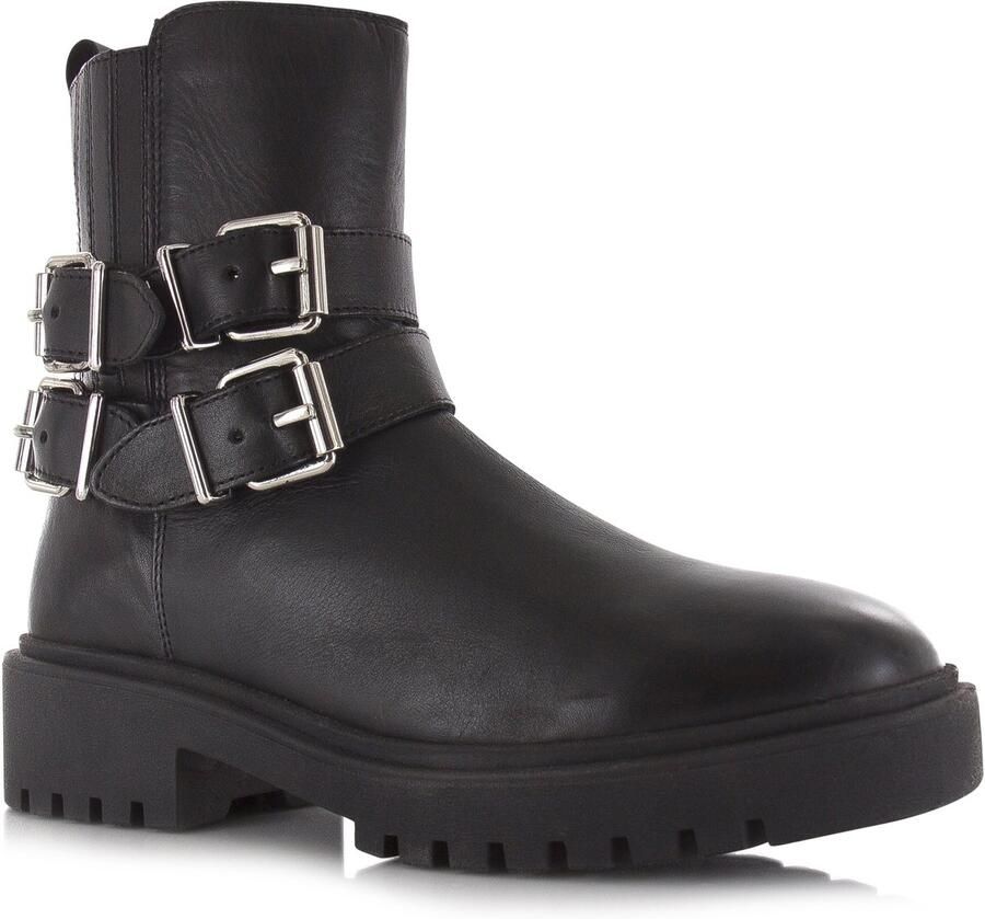 Remix Boots 13826 Zwart Leer Biker boots Dames - Foto 2