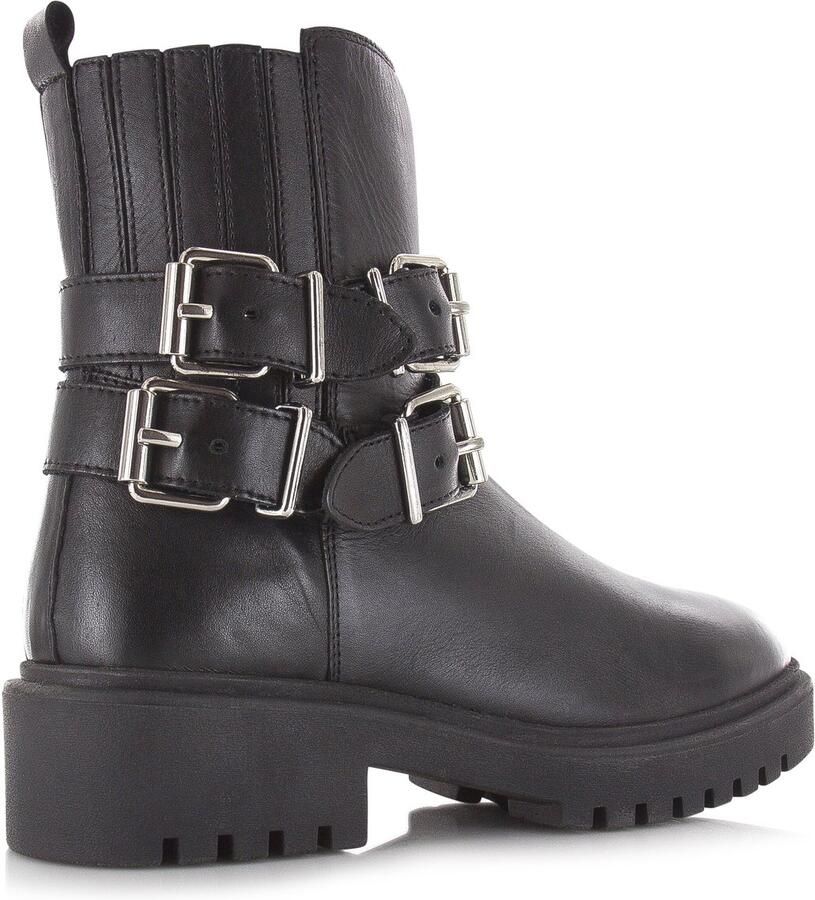 Remix Boots 13826 Zwart Leer Biker boots Dames - Foto 3