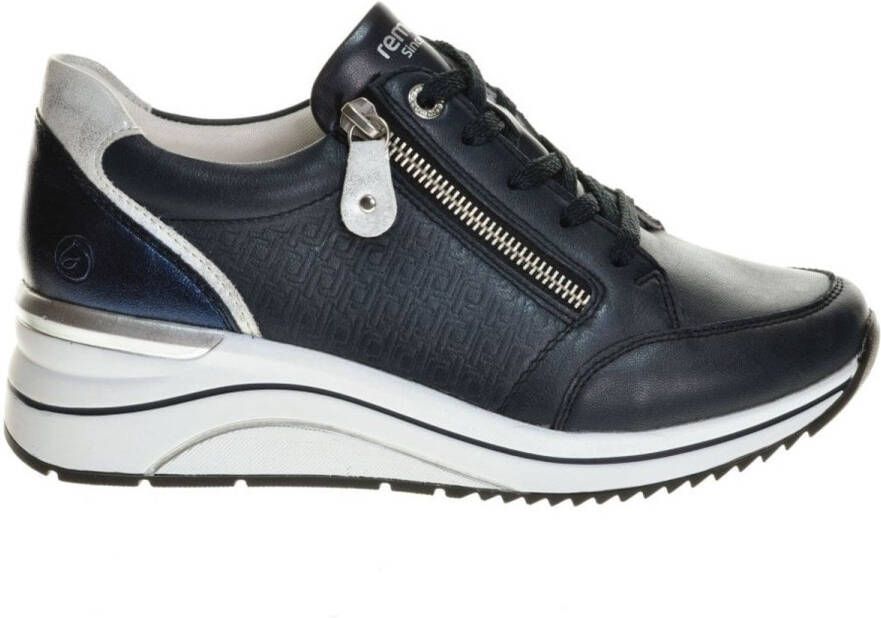 Remonte Blauwe Wedge Sneaker
