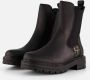 Remonte Chelsea-boots blokhak laarzen enkellaars met afwerking in leeuwenlook - Thumbnail 1