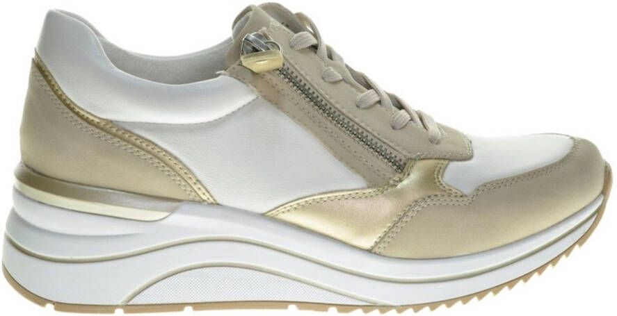 Remonte Comfortsneaker Wit Beige