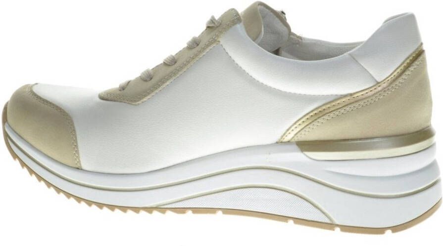 Remonte Comfortsneaker Wit Beige