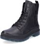 Remonte D0C70 Dames Veterschoen Zwart - Thumbnail 3
