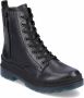 Remonte D0C70 Dames Veterschoen Zwart - Thumbnail 1