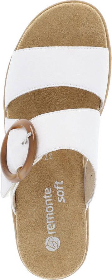 Remonte Slippers sleehak zomerschoen pantoffels met decoratieve gesp