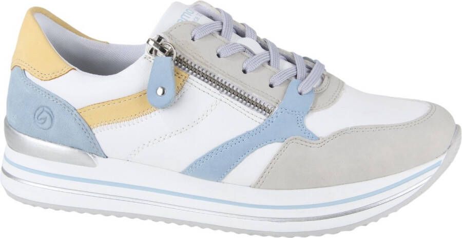 Remonte Lente sneaker met frisse accenten Multicolor Heren