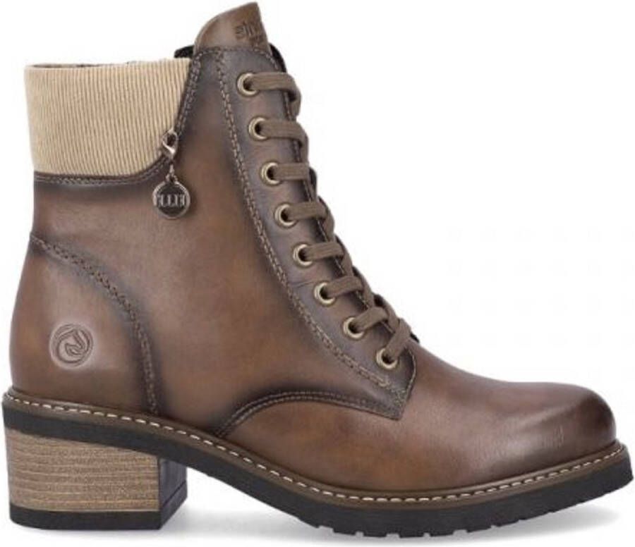 Remonte Stoere Bruine Veterboot voor Dames Brown Dames