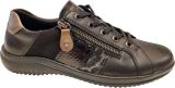 Remonte Veterschoenen vrijetijdsschoen lage schoen veterschoen met zijrits - Zwart