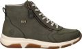 Remonte Sneakers met sleehak high-top sneaker veterschoen vrijetijdsschoen met buitenrits - Groen