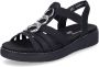 Remonte Sandalen zomerschoen sandaal sleehak met praktische elastieken - Thumbnail 1