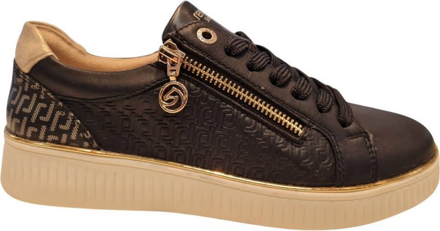 Remonte Plateausneakers vrijetijdsschoen lage schoen veterschoen met zijrits