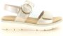 Remonte Leren Dames Sandalen Goud - Thumbnail 5