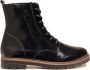Remonte Dames Veterboot D2Q71-03 Zwart - Thumbnail 2