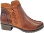 Remonte Bruine enkellaars met comfortabele hak Brown Dames - Thumbnail 1