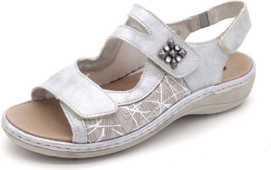 Remonte D7647-40 Dames Sandalen Zilver