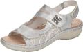 Remonte Dames Sandaal D7647-40 Zilver Print - Beige