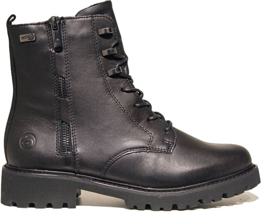 Remonte Dames Veterboot D8656-00 Zwart