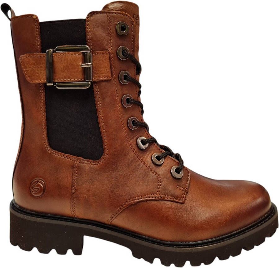 Remonte Veterschoenen Hoog Veterschoenen Hoog cognac