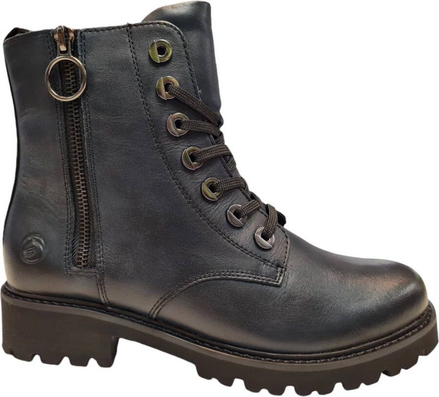 Remonte D8671 14 Dames Veterboots Blauw