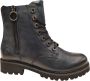 Remonte Veterlaarsjes blokhak laarsjes veterschoenen flats in used look - Thumbnail 2