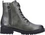 Remonte Veterlaarsjes blokhak laarsjes veterschoenen flats in used look - Thumbnail 1