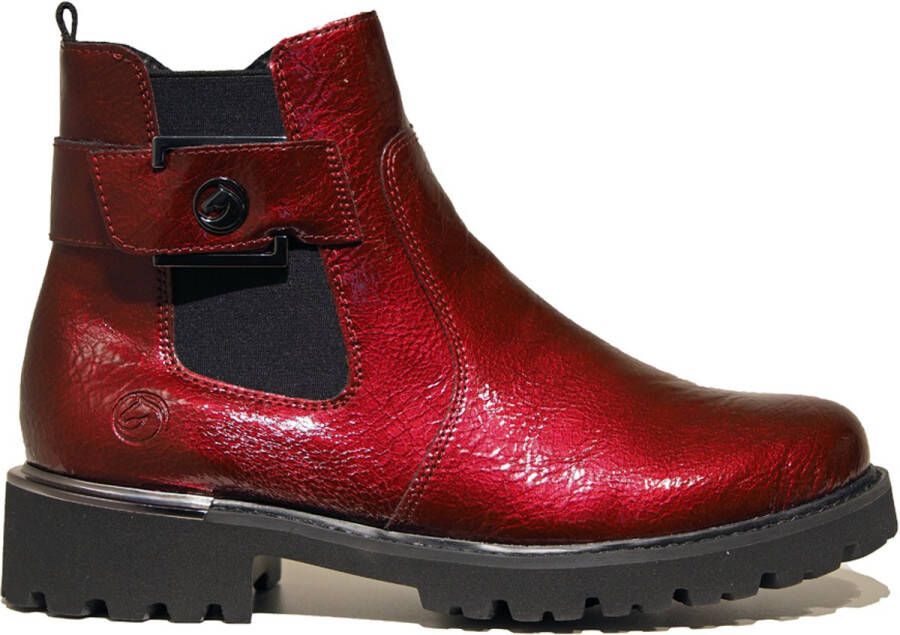 Remonte Chelsea-boots blokhak laarzen enkellaars met praktische binnenrits