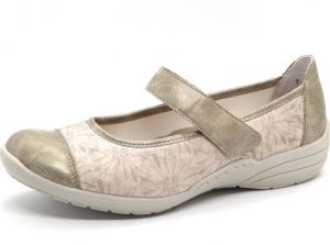 Remonte Dames Bandschoen R7627-93 Perle Metallic Print