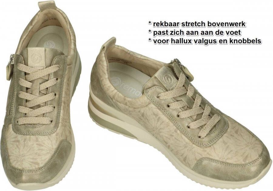 Remonte -Dames beige sneakers