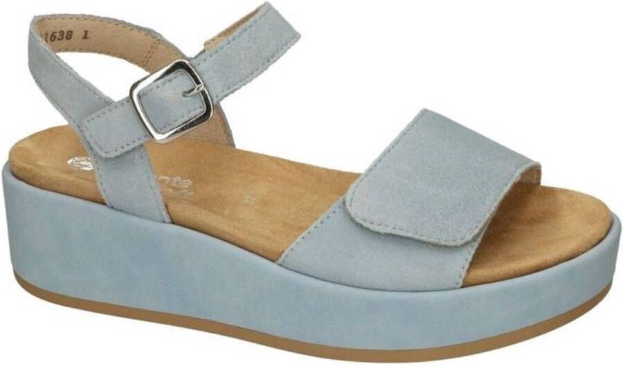 Remonte -Dames blauw licht sandalen