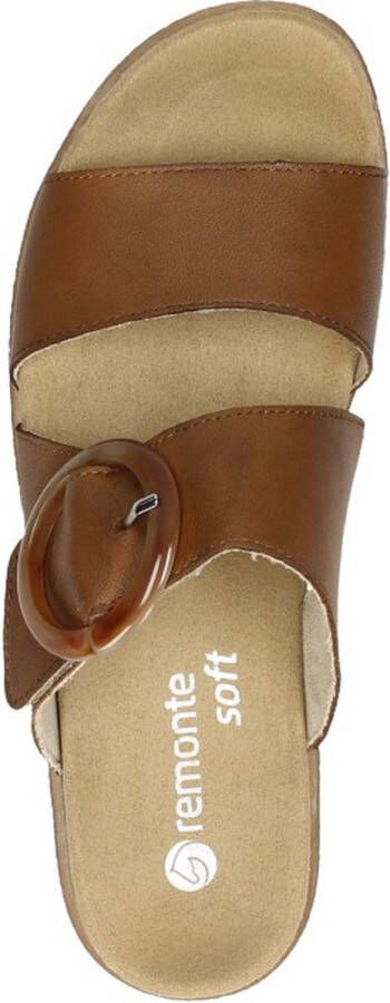 Remonte Slippers sleehak zomerschoen pantoffels met decoratieve gesp