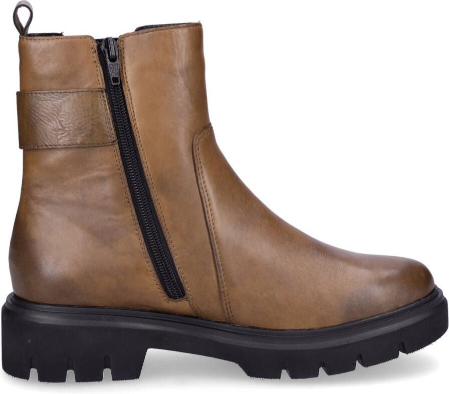 Remonte Chelsea-boots blokhak businessmode enkellaars met mooie decoratieve gesp