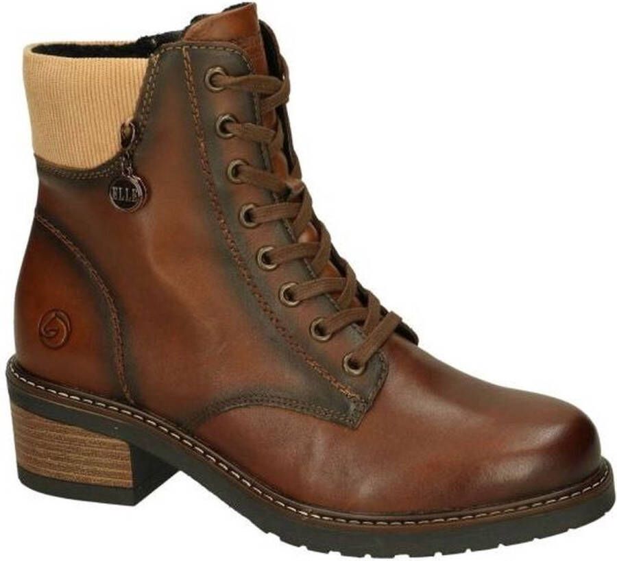 Remonte Stoere Bruine Veterboot voor Dames Brown Dames