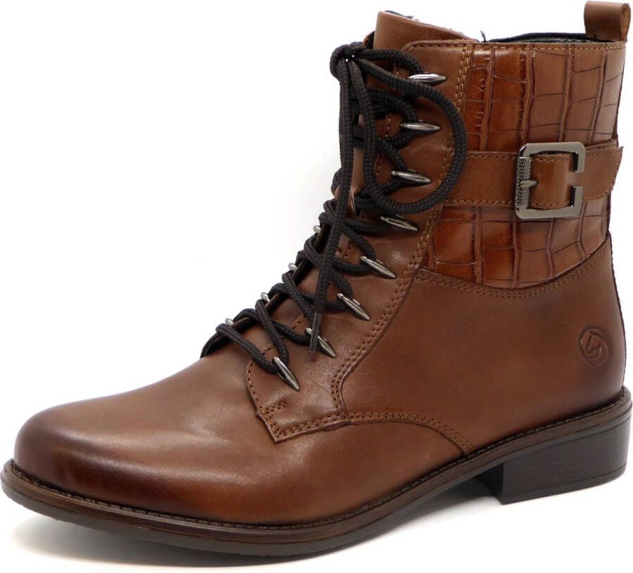 Remonte Veterschoenen Hoog Veterschoenen Hoog Cognac