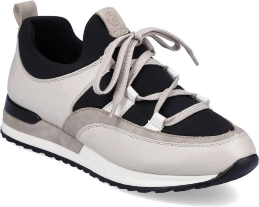 Remonte Sneaker met elastische instap Offwhite Zwart