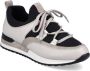 Remonte Sneaker met elastische instap Offwhite Zwart - Thumbnail 1