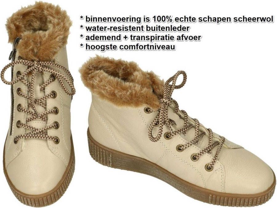 Remonte -Dames crÈme sneakers