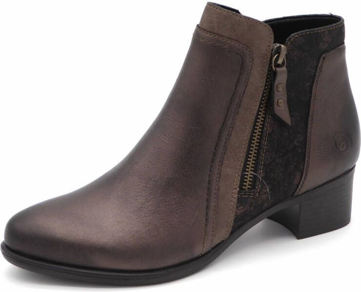 Remonte Dames Enkellaars R5172-90 Brons Metallic